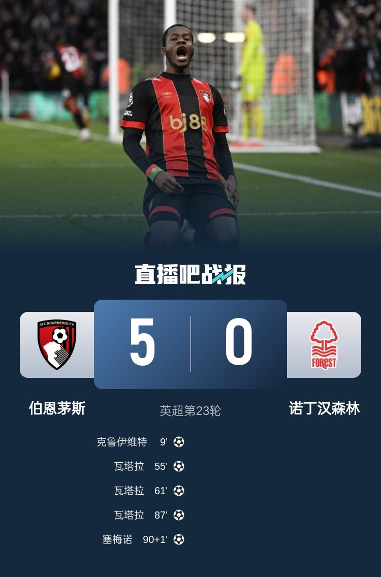 关于伯恩茅斯中场离队引关注，无缘下轮比赛！的信息